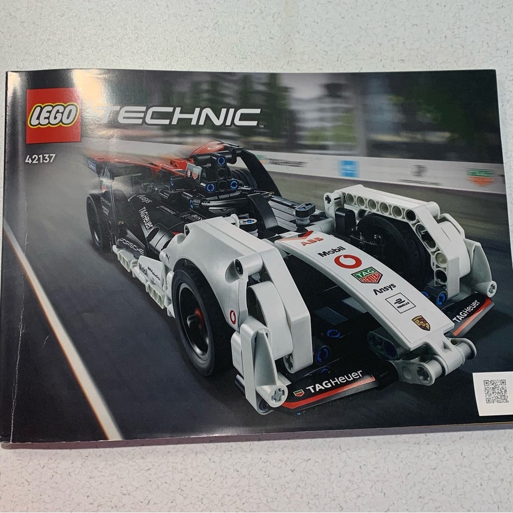 Lego Technic 42137 Formula E® Porsche 99X Electric - Instruction Manual Only